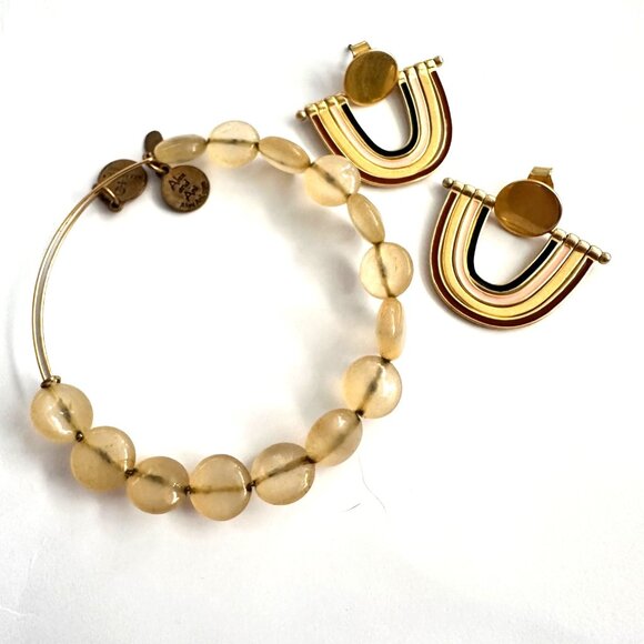 Madewell Enamel Rainbow Drop Playful Earrings - Picture 2 of 2